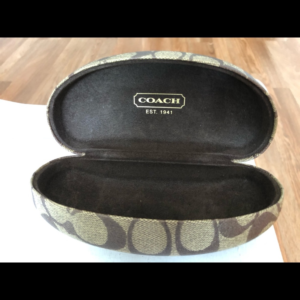 Coach glasses case
